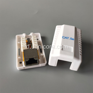 CAT5E Skid Resistance Instalasi Permukaan Mount Box